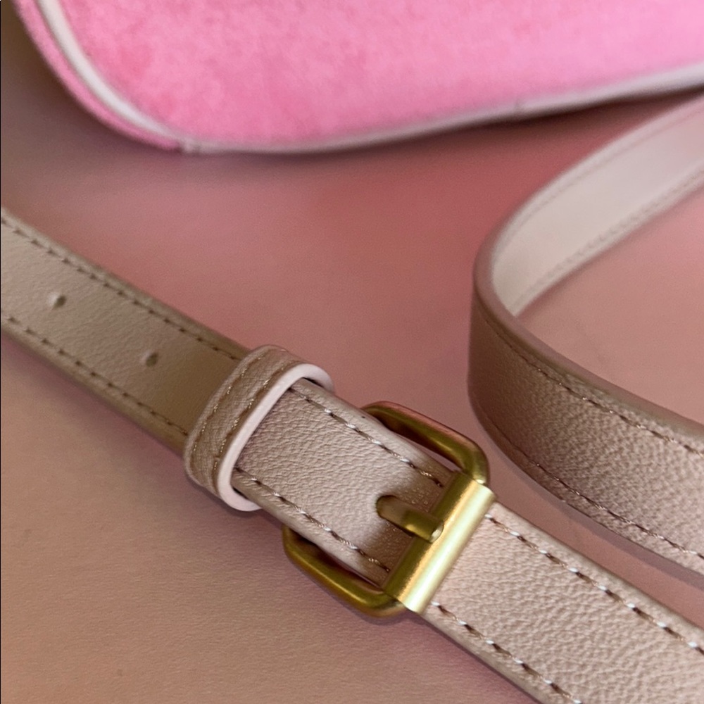New! Juicy Couture Juicy Lovers Club crossbody bag in Pink w/sparkling crystals - Picture 8 of 15